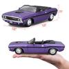 Maisto Scale Dodge Challenger 1970 Convertible Purple Diecast Model Finished 31264 1/24 / Car, Product,