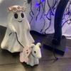 ABWR-Ghost Dog Walking Statue Halloween Ghost Dog Walking Statue Cute Garland Small Ghost Dog Walking Decoration Ornaments