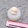 Molde de Cara Humana BJD OB11 Cerámica Blanda Versión Q Feliz Ojos Cerrados Arcilla Ultraligera Fondant Molde de Silicona 4.5cm 6cm