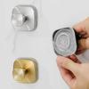 2Pcs Square Strong Suction Cup Hooks Stainless Steel Wall Hook No-Drill Towel Holders For Kitchen Bathroom Hanging Hangers