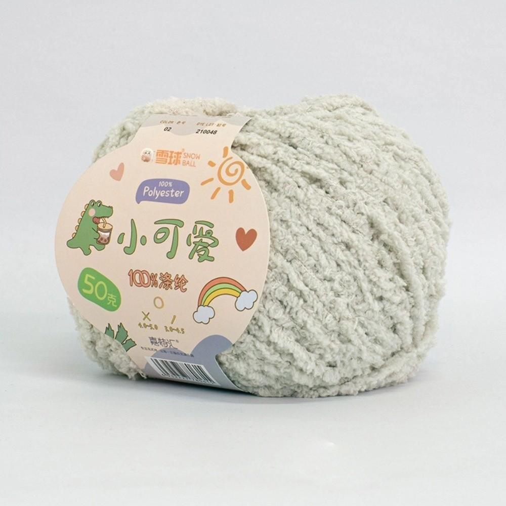 Cute Short Knitting Yarn Hair Clip Thread Scarf Thread Doll Yarn Handmade DIY Craft Love Thread Ball For Hair Accessories