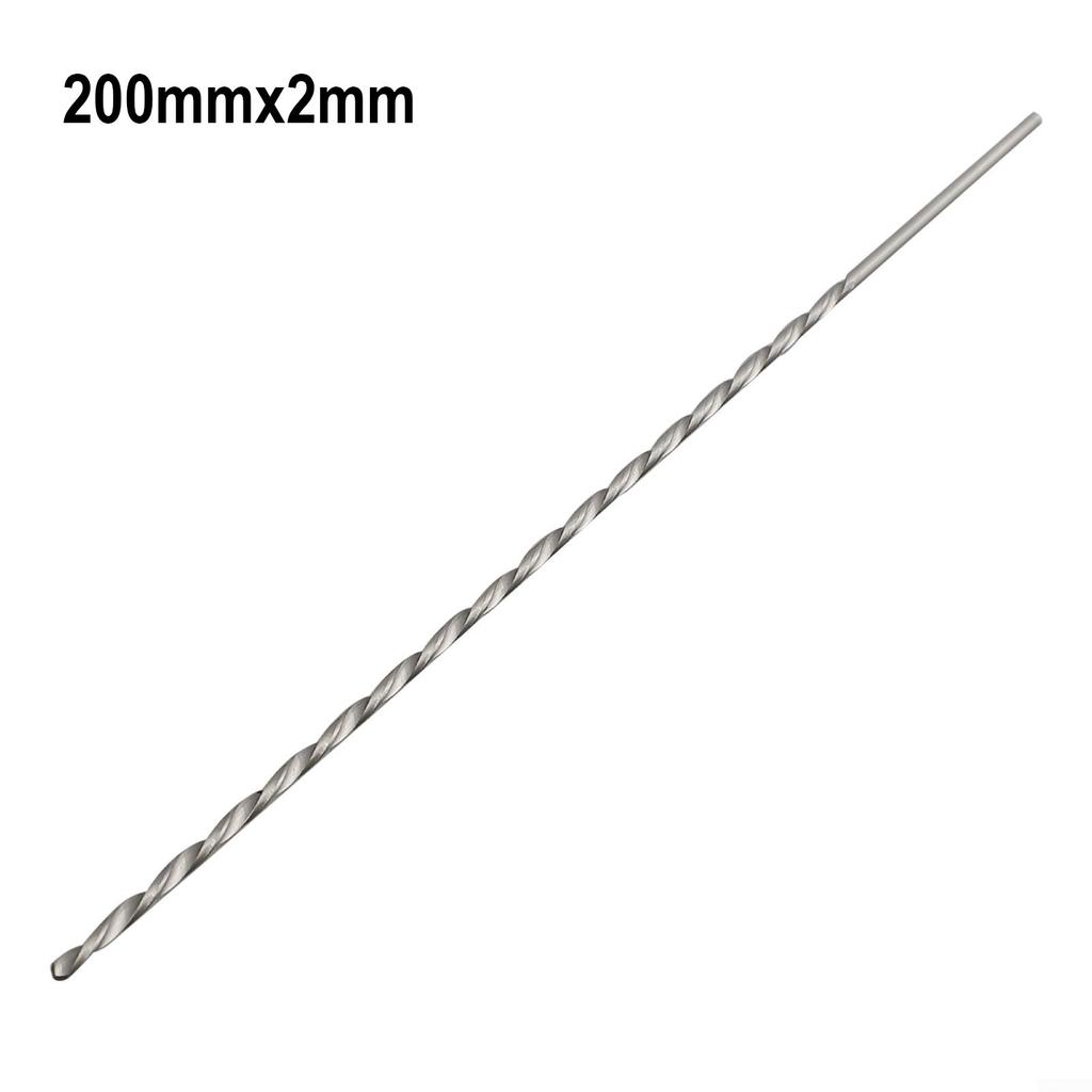 Drill Bits 2-10mm 200mm Extra Long High Abrasion Resistance High Speed Steel
