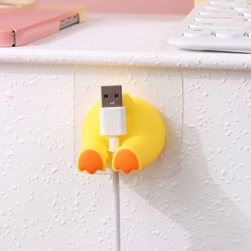 

1pcs Organizing artifact data cable storage desktop cable organizer holder