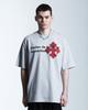 AAMBITION Atelier Cross T-Shirt (Melange-White)