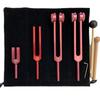 Colorful Tuning Fork Set Aluminum Tuning Forks Healing Therapeutic Musical Instrument Percussion