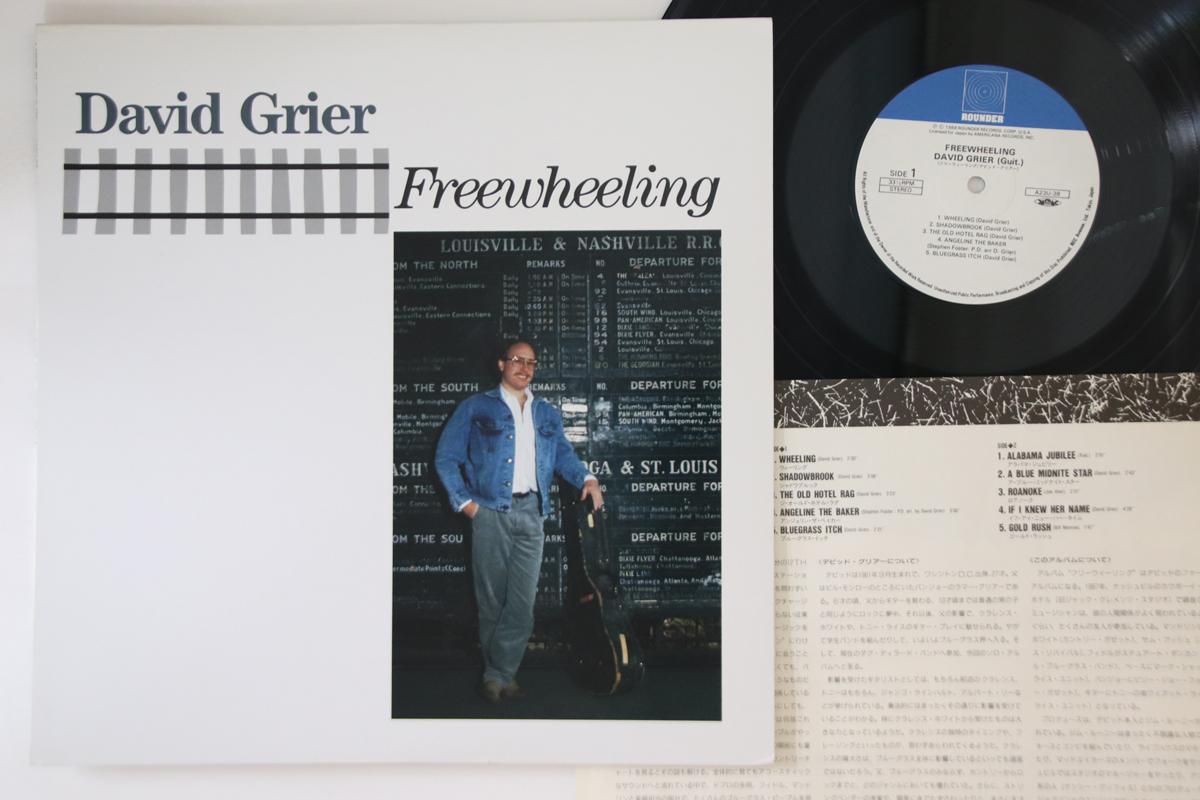 

LP Record DAVID GRIER - Freewheeling A23U38 NEC AVENUE 1988 Japan Country Used