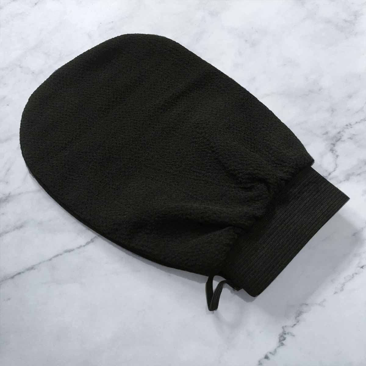 1pc-Black Bath Towel, Gloves with Sand and Mud, Painless Massage, Double-sided Bath Towel, Back Rubbing Bath Artifact чёрный