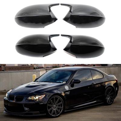 Ersatz-Rückspiegel-Seitenspiegel-Abdeckungen für BMW E90 E91 E92 E93 E81 E87 E82 E88 3 1 Serie M Zubehör Carbon Fiber Gloss
