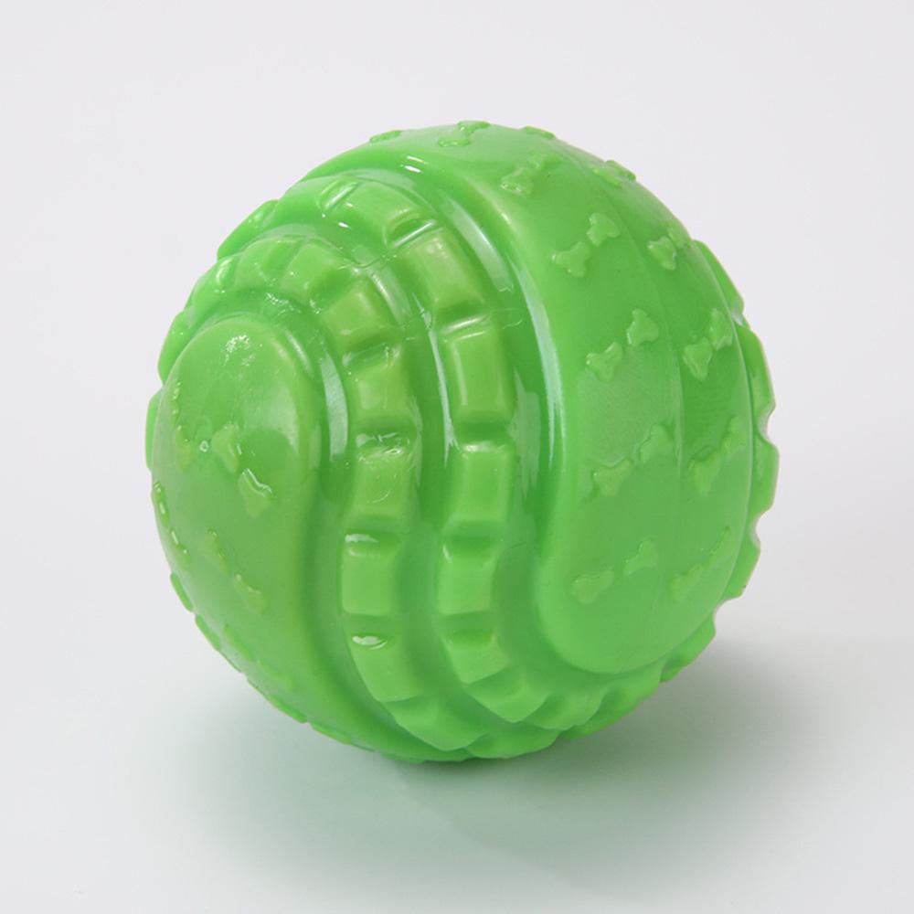 Dog Toy Ball - Durable & Chew-Resistant Elastic Ball for Large Dogs, Squeaky Molar Toy for Teeth Cleaning,