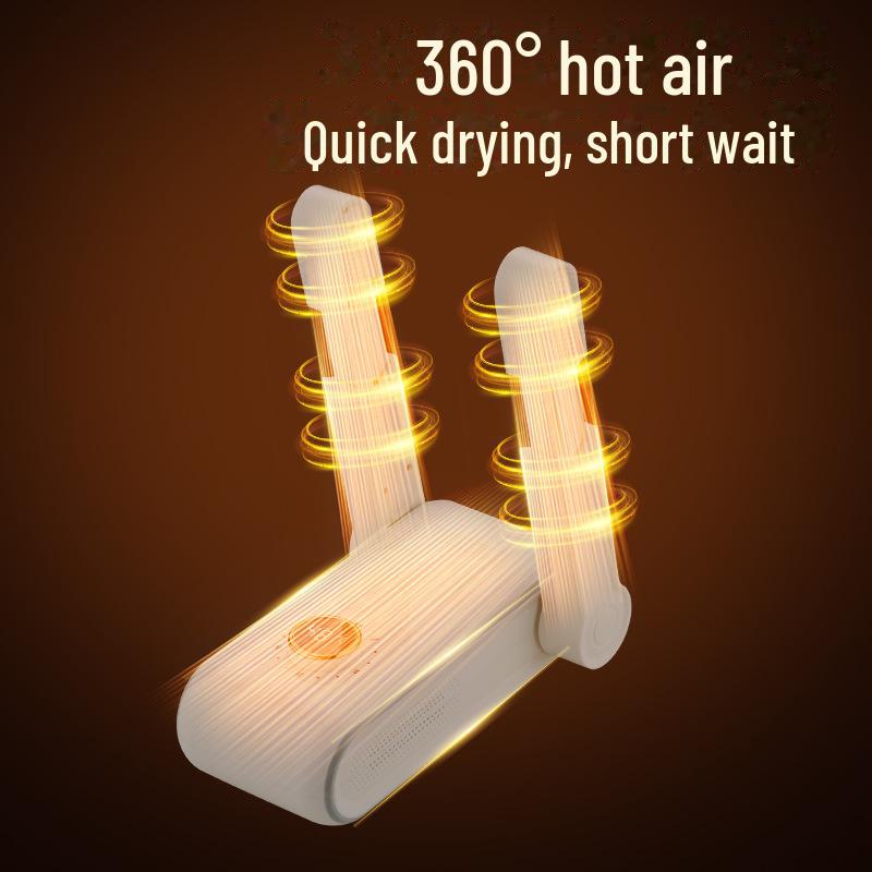 Popular Foldable Shoe Dryer with Intelligent Timing & Deodorizing Sterilization for Home & Dorm Use