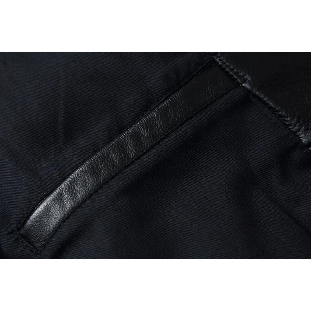 Chinese Size Spring Natural Genuine Calf Skin Leather for Man Slim Fit Male Coat Men Real Cowhide Coats Fashion Clothing Male Clothes Autumn