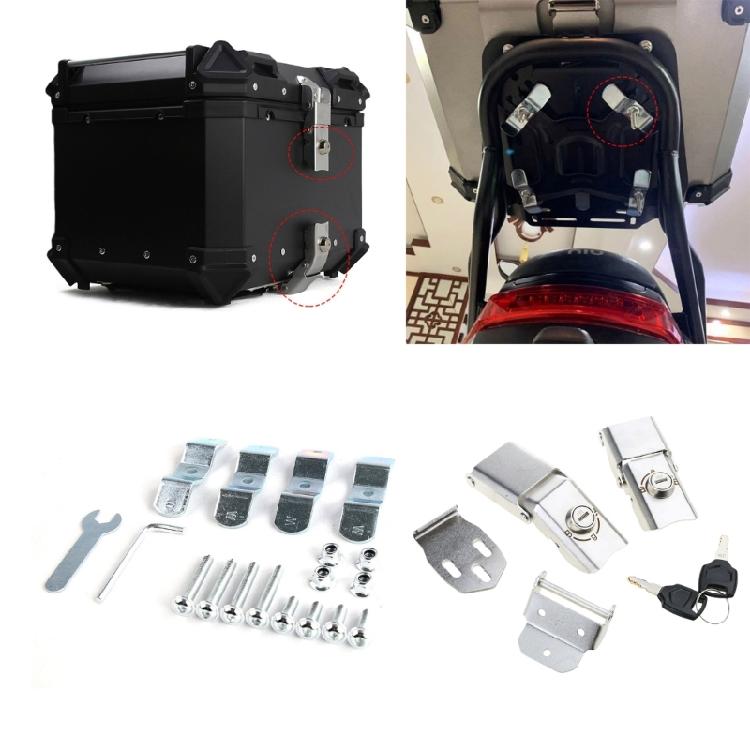 Motorbike Frame Mount Bracket Accessory Motorcycle Side Luggage Case Fasteners