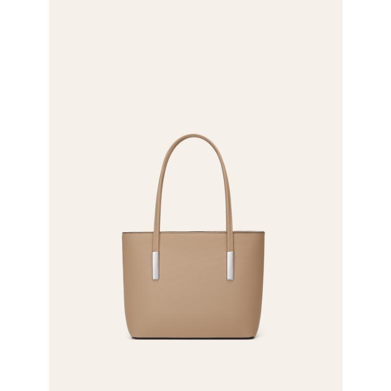 

Повседневная сумка-тоут, модная, простая, продвинутая, большая вместительная сумка на плечо, сумка для деловых поездок абрикосовый