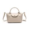 Hot-selling New Hand-woven Longxiang Bag Shoulder Dumpling Bag Commuter Light Luxury Handbag