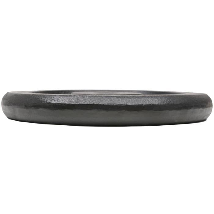 Plaque de poids - vidaXL - 4 pcs - 7,5 kg chacune - Fonte - Résistant aux rayures