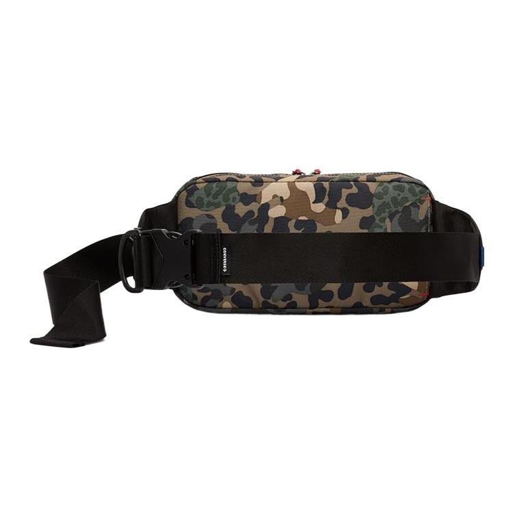 New Converse Canvas One Shoulder Crossbody Canvas Bag Fanny Pack Regular Unisex Camouflage 10006947-A02