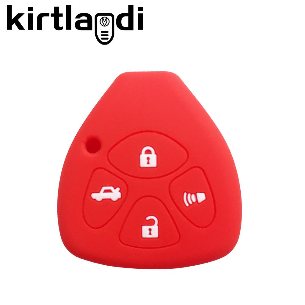 Car Accessories Key Case Cap for Toyota Rav4 Auris Corolla IQ Porte Yaris/Vitz Verso Hilux Icon Camry 40 2/3/4 Buttons Key Cover