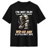 T-shirt Vintage Été Je Ne Suis Pas Vieux J'ai Juste Besoin de WD-40 Un Peu de Duct Tape T-shirts Loisirs 100% Coton Idée Cadeau