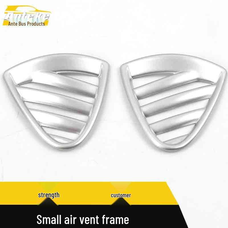 Kicks Electroplated Air Vent Frame Decoration for Center Console Dashboard