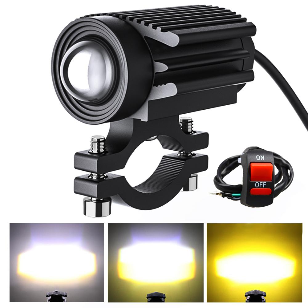 

Motorcycle Auxiliary light For Motorbike mini driving lights full set Fog Light For vespa honda
