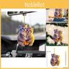 Cute Acrylic Couple Cat 2d Car Hanging Decoration Stylish Keychain Gift For Lovers