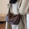 Borsa da donna borsa a tracolla nuova autunno e inverno grande capacità design di nicchia borsa a spalla da donna di fascia alta a forma di raviolo