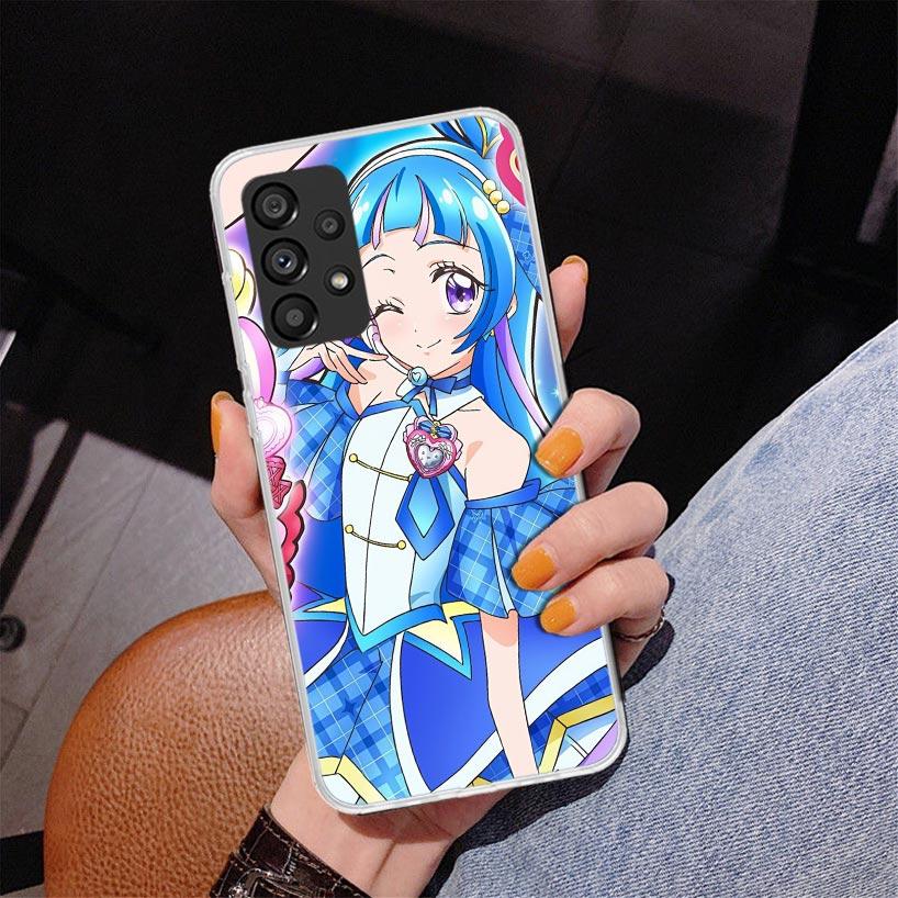 Pretty Cure Anime Phone Case For Samsung Galaxy A52 A32 A22 A12 A51 A31 A50S A30S A20S A10S Note 20 Ultra 10 Plus S10 A72 A71 Ga