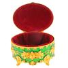 Metal Jewelry Box Vintage Zinc Alloy Decorative Easy To Maintain Keepsake Box for Necklace Earring