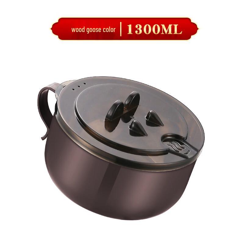 ZISIZ 304 Stainless Steel Instant Noodle Bowl & Lunch Box