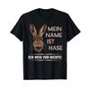 My Name Is Hase I Know Nothing Funny Saying T Shirt Vintage Designer Clothes Homme Soft Graphic Fashion Comfortable