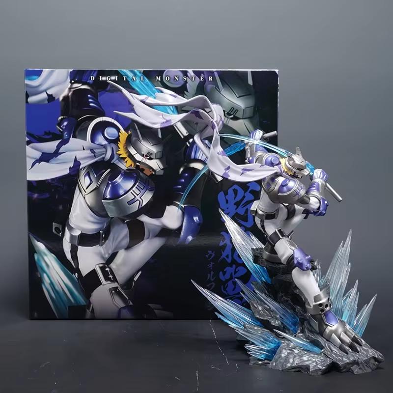 23cm Digimon Adventure Anime Figures Vulcan Beas Wolves And Beasts Doll Pvc Statue Collection Model Decoration Toy Xmas Gift