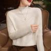 European Hollow Pure Wool Sweater - Women's Autumn/Winter Round Neck Knitwear