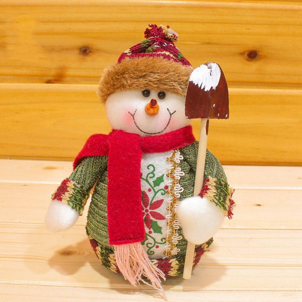 Snowman Doll Merry Chirstmas Decor For Home Table  Elk Doll Christmas Ornaments Santa Claus Navidad Gift Happy New Year
