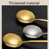 Stainless Steel Coffee Spoon Round for Head Spoon Korean Style Vintage Teaspoons