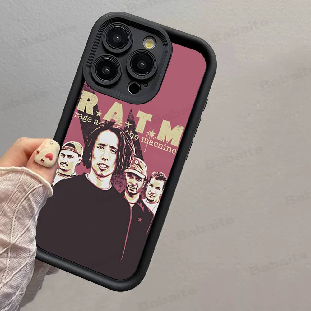 Band Rage A-Against The M-Machine Classic Phone Case For IPhone 17 16 15 14 13 12 11 Air Plus Pro Max Soft Back Cover
