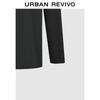 UR Men's 2026 Spring Faux Two-Piece Vintage Print Cotton T-Shirt