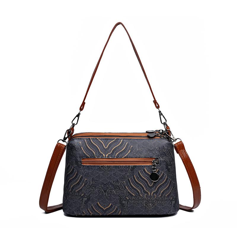 Color Block Messenger Bag  Women Small Square Bag Mother Bag