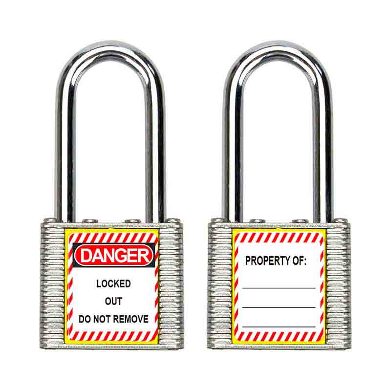 High Security Laminated Steel Safety Padlocks (Yellow,Lockout tagout&Steel&Lockout Tagout)