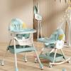 Multifunctional Foldable Baby High Chair for Infants: Convenient Eating and Table Seat