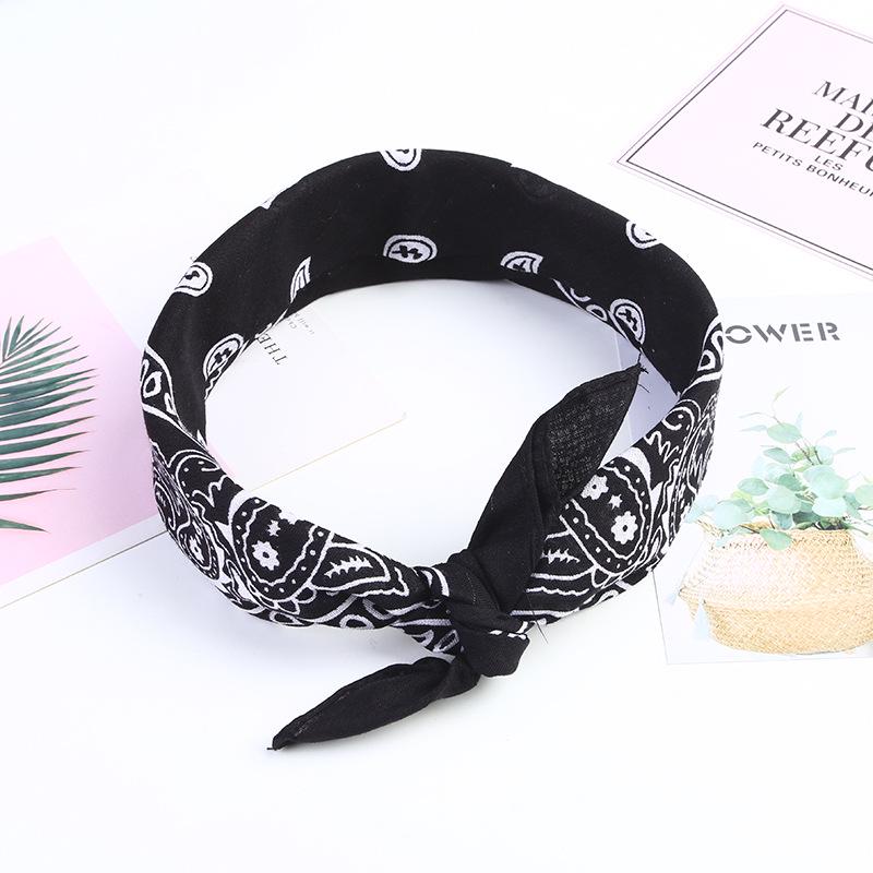 Paisley Cycling Bandana & Hip Hop Headband for Outdoor Sports & Street Dance