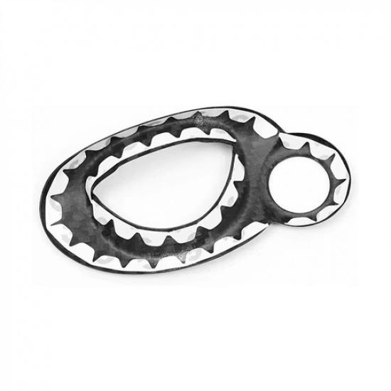 Real Carbon Fiber Car Start Stop Key Panel Cover For Mini Cooper R55 R56 R57 R58