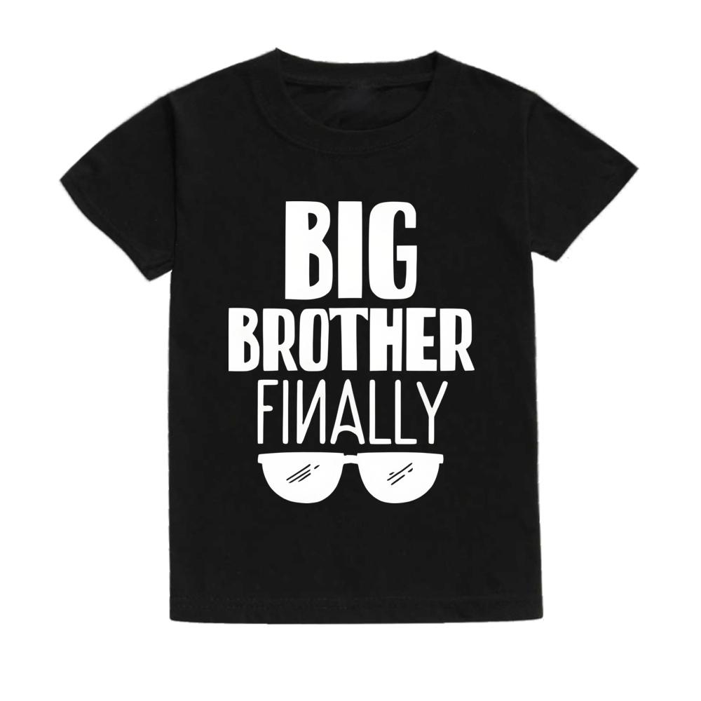 

Повседневный свободный детский топ с принтом «Большой брат», детские футболки на лето с коротким рукавом и круглым вырезом, топы, лучшие подарки для детей 100