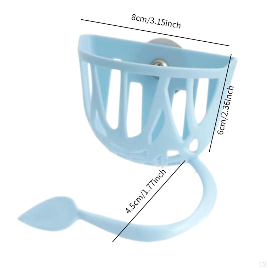 Bird Feeder Feeding Cup Food Basket,Multipurpose,Cage Bowl Stand,Food Holder for Birds,Parrot