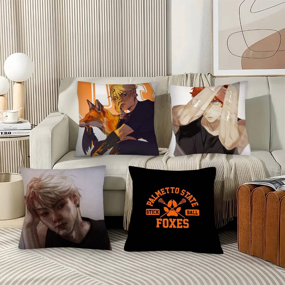 The Foxhole Court Pillow Case Fashion Square Pillowcase Bedroom Sofa Room Ins Decoration Leisure