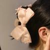 New Elegant Korean Bow Hairpin Pearl Accessory Simple Hair Clamp Creative Fashionable and Versatile Bow Hair Clip Hair Accessory