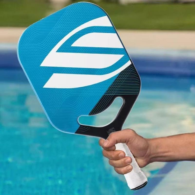 T700 Carbonfaser Pickleball Schläger, Thermogeformte Oberfläche mit endlosen lächelnden Löchern, USAPA-zugelassen für Turnierwettbewerbe