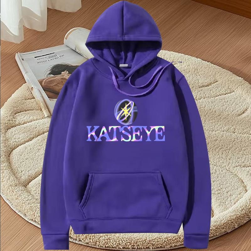 KATSEYE Eye módní klasická mikina pánská dámská vintage Vysoká kvalita Dlouhý rukáv streetwear potisk Grafika oversized mikina