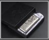 Vintage Antique Silver Dual-Use Cigarette Case for 6.5mm Medium/Regular Cigarettes - Holds 20/16 Count