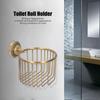 Copper Paper Towel Rack Brass Toilet Paper Holder Paper Holder Basket  Bathroom Organization