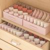 New Underwear Organizer Box Household Underwear Socks Division Storage Box Student Dormitory Storage Accessories Underwear Storage Box